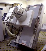 Bild på en fluoroscope maskin
